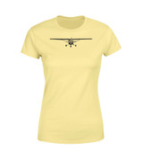 Cessna 172 Silhouette Designed Women T-Shirts