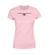 Cessna 172 Silhouette Designed Women T-Shirts