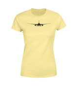 Boeing 787 Silhouette Designed Women T-Shirts