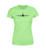 Airbus A380 Silhouette Designed Women T-Shirts