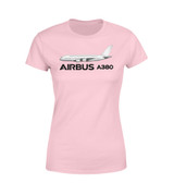 The Airbus A380 Designed Women T-Shirts