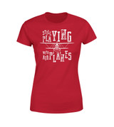 Still Playing With Airplanes Designed Women T-Shirts