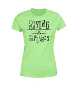Still Playing With Airplanes Designed Women T-Shirts