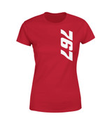 767 Side Text Designed Women T-Shirts