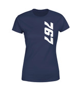 767 Side Text Designed Women T-Shirts