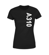 A310 Side Text Designed Women T-Shirts