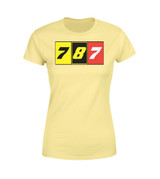 Flat Colourful 787 Designed Women T-Shirts