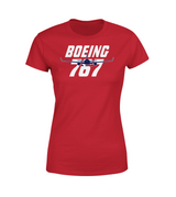 Amazing Boeing 767 & Text Designed Women T-Shirts