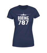 Boeing 787 & Plane Designed Women T-Shirts