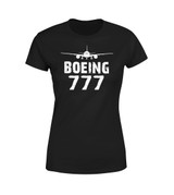 Boeing 777 & Plane Designed Women T-Shirts