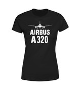 Airbus A320 & Plane Designed Women T-Shirts