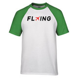 Flying Designed Raglan T-Shirts