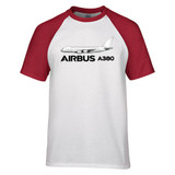 The Airbus A380 Designed Raglan T-Shirts