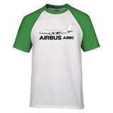 The Airbus A380 Designed Raglan T-Shirts