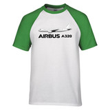 The Airbus A320 Designed Raglan T-Shirts