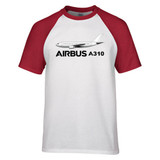 The Airbus A310 Designed Raglan T-Shirts