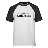 The Airbus A310 Designed Raglan T-Shirts