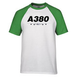 Super Airbus A380 Designed Raglan T-Shirts