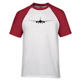 Boeing 787 Silhouette Designed Raglan T-Shirts
