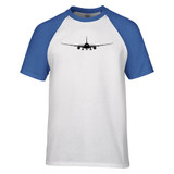 Boeing 787 Silhouette Designed Raglan T-Shirts