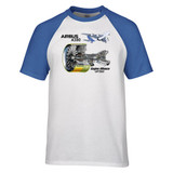 Airbus A380 & GP7000 Engine Designed Raglan T-Shirts