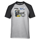 Airbus A380 & GP7000 Engine Designed Raglan T-Shirts