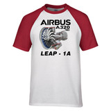 Airbus A320neo & Leap 1A Designed Raglan T-Shirts