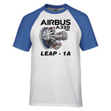 Airbus A320neo & Leap 1A Designed Raglan T-Shirts