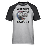 Airbus A320neo & Leap 1A Designed Raglan T-Shirts