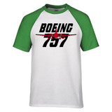 Amazing Boeing 757 Designed Raglan T-Shirts
