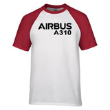 Airbus A310 & Text Designed Raglan T-Shirts