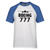 Boeing 777 & Plane Designed Raglan T-Shirts