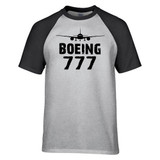 Boeing 777 & Plane Designed Raglan T-Shirts