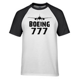 Boeing 777 & Plane Designed Raglan T-Shirts