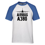 Airbus A380 & Plane Designed Raglan T-Shirts