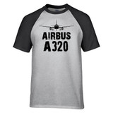 Airbus A320 & Plane Designed Raglan T-Shirts