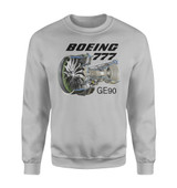 Boeing 777 & GE90 Engine Designed Sweatshirts