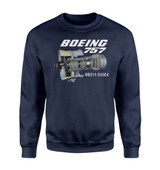 Boeing 757 & Rolls Royce Engine (RB211) Designed Sweatshirts
