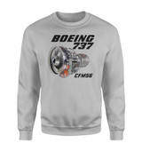 Boeing 737 Engine & CFM56 Designed Sweatshirts