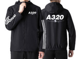 Super Airbus A320 Designed Windbreaker Jackets