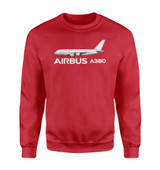 The Airbus A380 Designed Sweatshirts
