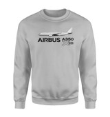 The Airbus A350 XWB Designed Sweatshirts