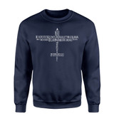 Propeller Shape Aviation Alphabet Designed Sweatshirts