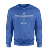 Propeller Shape Aviation Alphabet Designed Sweatshirts