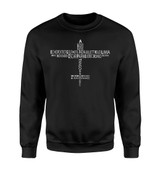 Propeller Shape Aviation Alphabet Designed Sweatshirts