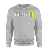 Pilot & Stripes (3 Lines) Designed Sweatshirts