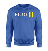 Pilot & Stripes (3 Lines) Designed Sweatshirts