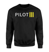 Pilot & Stripes (3 Lines) Designed Sweatshirts