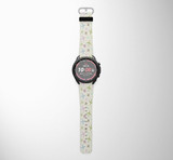 Seamless 3D Airplanes Samsung & Huawei Watch Bands