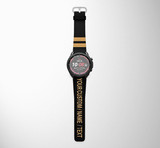 Customizable NAME & Special Pilot Epaulette (4,3,2 Lines) Samsung & Huawei Watch Bands